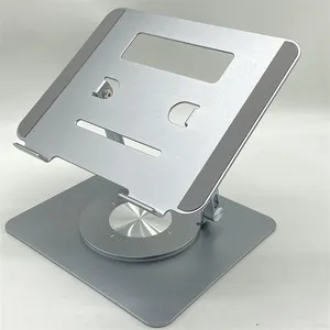Новейший дизайн регулируемый держатель для планшета портативный ноутбук Настольный алюминиевый ноутбук подставка для ноутбука 360 вращения