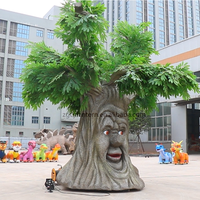 Arbre animatronique interactif parlant avec mouvements et sons réalistes - Attraction de parc d'aventure intérieur