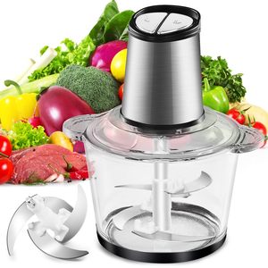 Fabriqué en Chine, meilleur hachoir à viande électrique miniature en acier inoxydable pas cher, 2l 3l, pour la cuisine, usage domestique - Product Image 1