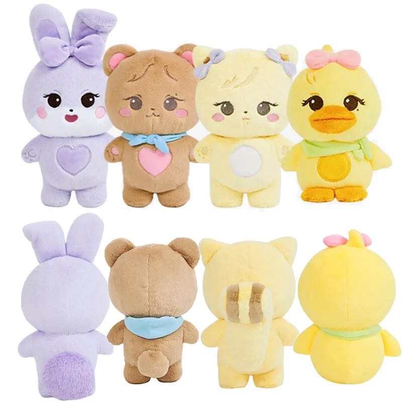 25cm KPOP nato rosa personaggio peluche bambola Jennie Lisa Rose Jisoo Kawaii animali di peluche Plishies giocattolo decorazione della camera coreana