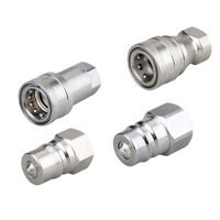 EVERNEW H001 ISO7241-A Raccord rapide hydraulique à déconnexion rapide, nouveau raccord de tuyau haute pression, vannes filetées ISO, joints ISO