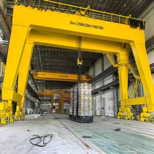 Système de pont roulant à double poutre personnalisé, solution de levage haute efficacité pour atelier et cour de 10 à 300 tonnes - Product Image 1