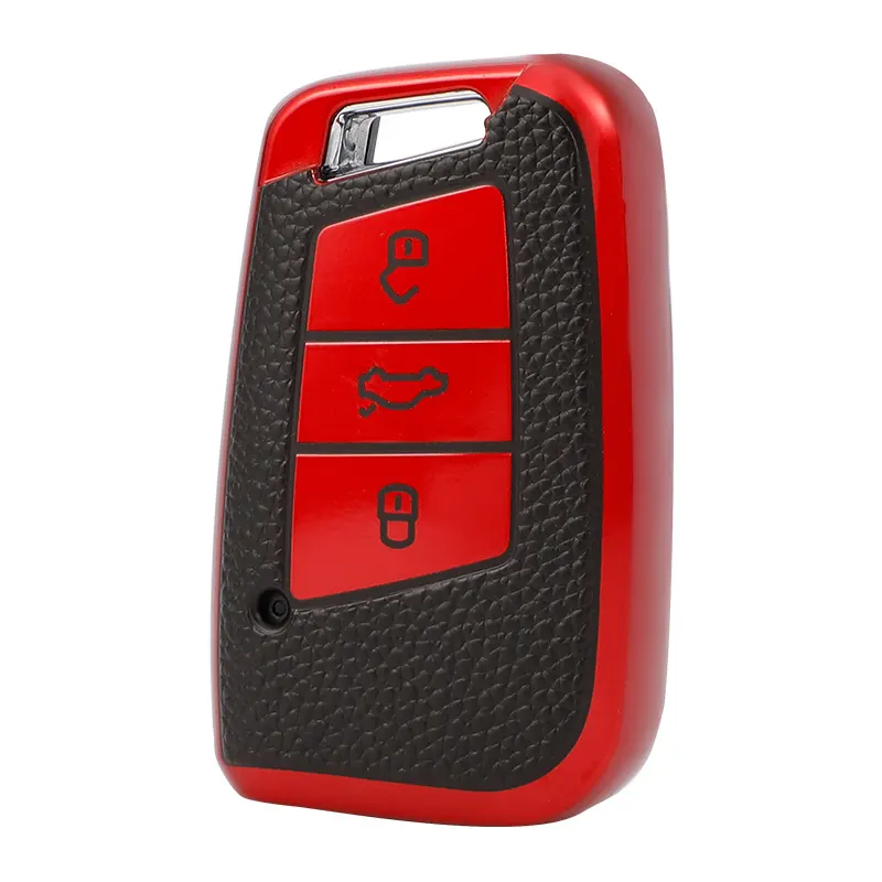 Car Remote Key Cover Protective TPU Holder Leather Case Box Accessories Keychain Shell Bag for Magotan 2019 330 cc b8 2020 380