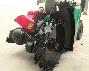 Zanjadora de disco de alta calidad montada en Tractor, zanjadora de Cable para disco duro de carretera, máquina de zanjado agrícola, huerto - Product Image 1