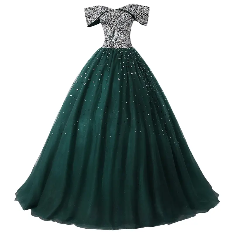 10 Cor diferente Marinha/Borgonha Cor Fora do Ombro Ball Gown Sweet 16 Vestidos Pesados frisados Vestidos Quinceanera