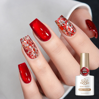 BORN PRETTY 10ml Vernis Gel Oeil de Chat Marron Doré Scintillant Magnétique Saison Automne-Hiver Sans HEMA ni TPO pour Salon et Vente en Gros