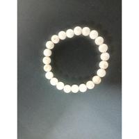 Nouveauté - Pierre précieuse naturelle de qualité supérieure - Pierre de Dalmatien naturelle - Bijoux unisexes - Perles de pierre naturelle - Perles de cristal réelles pour bracelet