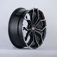 Jantes en alliage haute performance pour voitures particulières Renault Megane Clio RS, 17x7 ET40 5x114.3, finition noire usinée, haute vitesse et stabilité