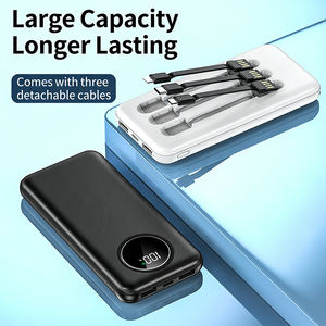 Batería Externa Ultra Delgada de 20000 mAh con Carga Rápida de 22 W, Salidas USB Duales Tipo C, Entrada Micro USB Rápida - Product Image 3