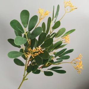 2026 En gros, branche artificielle de feuilles d'eucalyptus et d'olivier avec fruits et verdure pour la décoration DIY de mariages et de la maison - Product Image 1