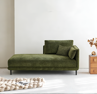 Canapé en tissu moderne pour petit salon, style princesse, élégant fauteuil en velours, canapé rembourré en gros d'usine en stock