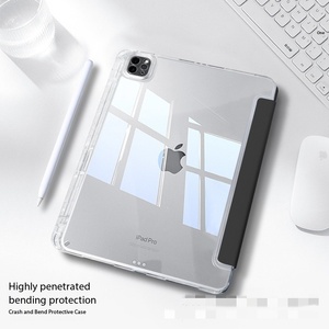 Soporte Acrílico Plegable en Y 2 en 1 Personalizado para <span class=keywords><strong>iPad</strong></span> Air5/<span class=keywords><strong>Pro</strong></span> de 11 Pulgadas, con Ranura para Lápiz y Funda Protectora para Tablet - Product Image 4