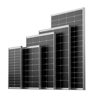 Kit de panneaux solaires rigides 300W 12V 24V, module PV monocristallin pour camping-car, marine, système d'alimentation hors réseau domestique avec contrôleur