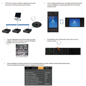 מערכת אל-פסק (<span class=keywords><strong>UPS</strong></span>) מקוונת Vertiv ITA2 1-3 קילוואט, יעילות 94%, סוללת ליתיום עמידה לאבק, לשימוש ברשתות ותקשורת - Product Image 2