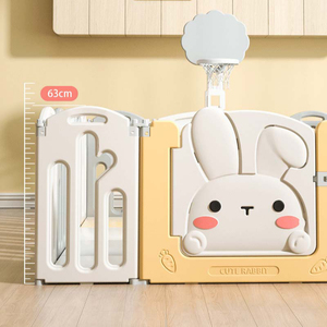 Parque Infantil Personalizable para Niños Pequeños, Moderno y Duradero, de Plástico, para Uso en Interiores y Exteriores, Sala de Estar, Dormitorio, Parque - Product Image 4