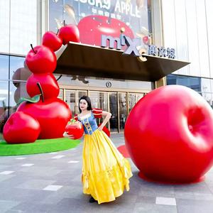 Sculture di Frutta in Resina Dipinte a Mano, Realistiche e Grandi, Modelli di Frutta Personalizzati, Mele a Grandezza Naturale per Decorazioni Esterne - Product Image 5