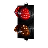Penjual Lampu Lalu Lintas LED Bola Merah Kuning Dia.200mm(8inci) dengan Lensa Transparan