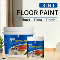 Peinture pour carrelage de salle de bain trois en un, acrylique imperméable spécial pour la rénovation des anciens carreaux de sol en marbre, application facile au pinceau