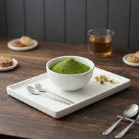 Poudre de thé vert Matcha pur de qualité A5 personnalisable OEM en vrac pour la vente en gros, idéale pour les lattes, la pâtisserie et les desserts