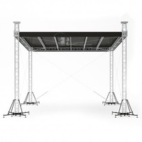 Sistema de elevación de tótem de armazón de exposición de calidad estructural de aluminio Foresight