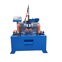 Machine à chanfreiner pneumatique automatique légère à double tête avec engrenage pour chanfreinage rapide des tuyaux courts