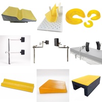 Positionneur latéral pour table d'opération, 3 tailles : 200x180mm, 180x100mm, 80x80mm, support latéral avec coussin en PU, acier inoxydable 304, CE