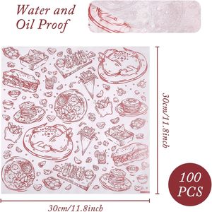Papel de Hornear de Grado Alimenticio con Recubrimiento de PE de Diseño Personalizado, Resistente a la Grasa y a la Humedad, de una Sola Cara, para Pan y Chicle (42g/m) - Product Image 2