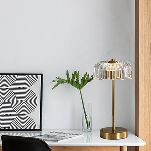 LEDモダンアルミデスクランプタッチコントロールウォームホワイトバッテリー電源ナイトライトベッドルームベッドサイドオフィス用 - Product Image 6