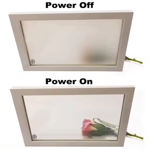 Verre intelligent laminé OEM PDLC-givré pour se dégager en quelques secondes | Économie d'énergie - Product Image 3