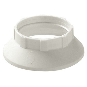Anneau de support de lampe blanc E14, longueur 4,3 cm, hauteur 1,5 cm, pour fixation d'ampoule - Product Image 1