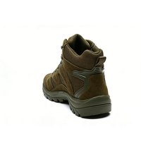 Bottes de randonnée légères pour hommes, tactiques, durables, imperméables, antidérapantes, mi-mollet, en PU et maille, toutes saisons, à enfiler