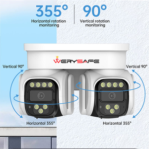 Werysafe icam365 4G Wifi 8MP 4K không dây ngoài trời ống kính kép nhà cảm biến chuyển động an ninh CCTV <span class=keywords><strong>IP</strong></span> máy ảnh - Product Image 6