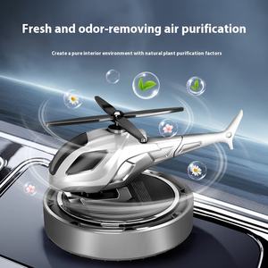 معطر هواء شمسي دوار لطائرة عطرية علاج بالروائح عطري للسيارة يعمل بالطاقة الشمسية - Product Image 2