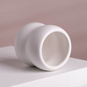 Macetas grandes de cerámica, redondas, de doble cubierta, para jardín, decoraciones, novedad - Product Image 6