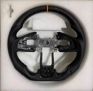 Volantes Personalizados BM Negros Brillantes 100% Fibra de Carbono con Accesorios Interiores de Cuero PU para Honda <span class=keywords><strong>Civic</strong></span> 2017-2023 FC FK 10 - Product Image 3