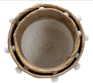 प्राकृतिक बुना हुआ सीकृषि बास्केट सस्ते बुने हुए सीआकृस की टोकरी - Product Image 6