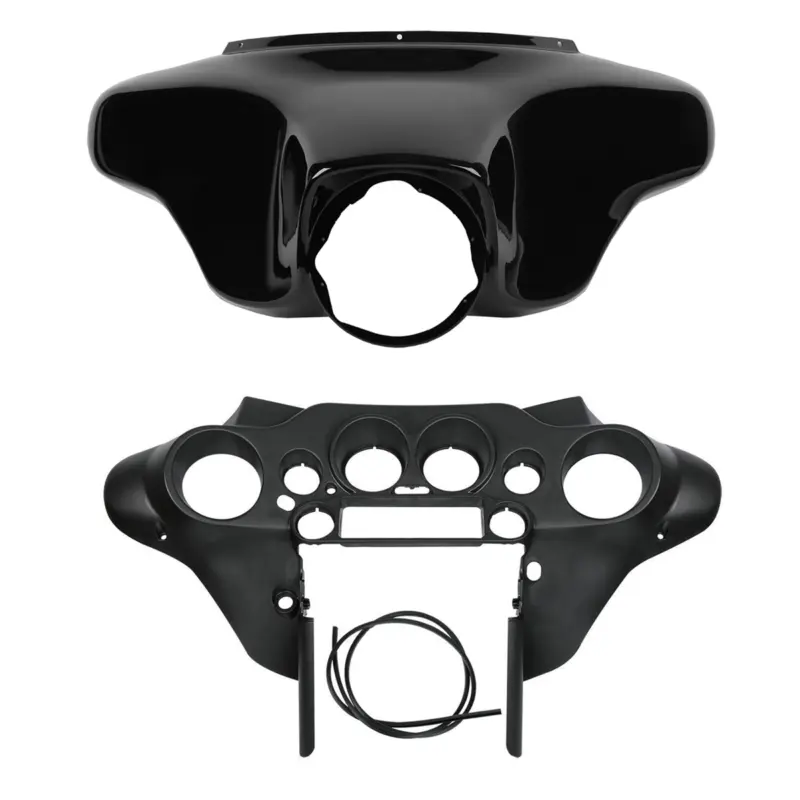 Xinmatuo XF290689-01 Hitam ABS Batwing Dalam Luar Hadiah Cocok untuk Harley Electra Glide Flht 96-13 12