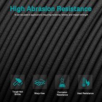 Filament d'imprimante 3D en nylon PA6-CF argenté effet fibre de carbone 3D, diamètre 1,75 mm, bobine compatible AMS 0,5 kg/500 g