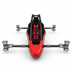 SKYVOLT เครื่องบินจิโรเพลน VTOL น้ำหนักเบาพิเศษ ขับเคลื่อนด้วยแบตเตอรี่ส่วนบุคคล ปีกยาว 2600 มม. ทำจากคาร์บอนไฟเบอร์ความเร็วสูง รุ่นใหม่ พับเก็บได้ - Product Image 4