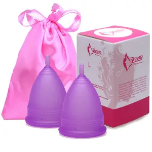 Silicone Menstruation Cupt Private Label Feminine Hygiene Products Free Sample Period Cup Menstrual Cup