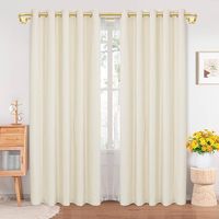 Tringles à rideaux doubles de luxe modernes en métal doré et occultant pour chambre à coucher et salle de bain à l'extérieur