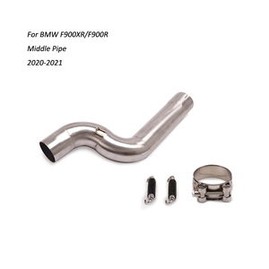 Échappement pour <span class=keywords><strong>BMW</strong></span> <span class=keywords><strong>F900R</strong></span> tuyau d'échappement F900XR tuyau moyen de liaison d'en-tête avec bouclier thermique en carbone <span class=keywords><strong>2020</strong></span> + - Product Image 5
