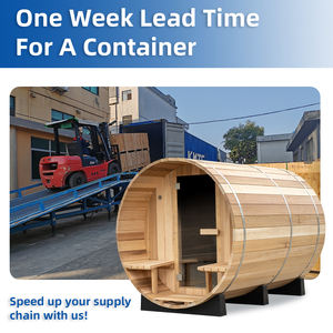 ألفاسونا 2 - 4 شخص خشب الأرز برميل منزل للأسرة الكندية الشوكلوك ساونا البخار - Product Image 2