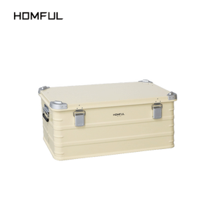 HOMFUL glamping outdoor camping multi-function storage box aluminum alloy storage box