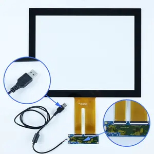 Eeti/ilitek pcap g + g painel de toque, tela touch, transparente, 15 polegadas, personalizado, painel