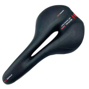 Selle de vélo en cuir pour VTT, coussin confortable, épaissi, creux, haute élasticité, ajustement universel, double usage pour route et montagne - Product Image 5