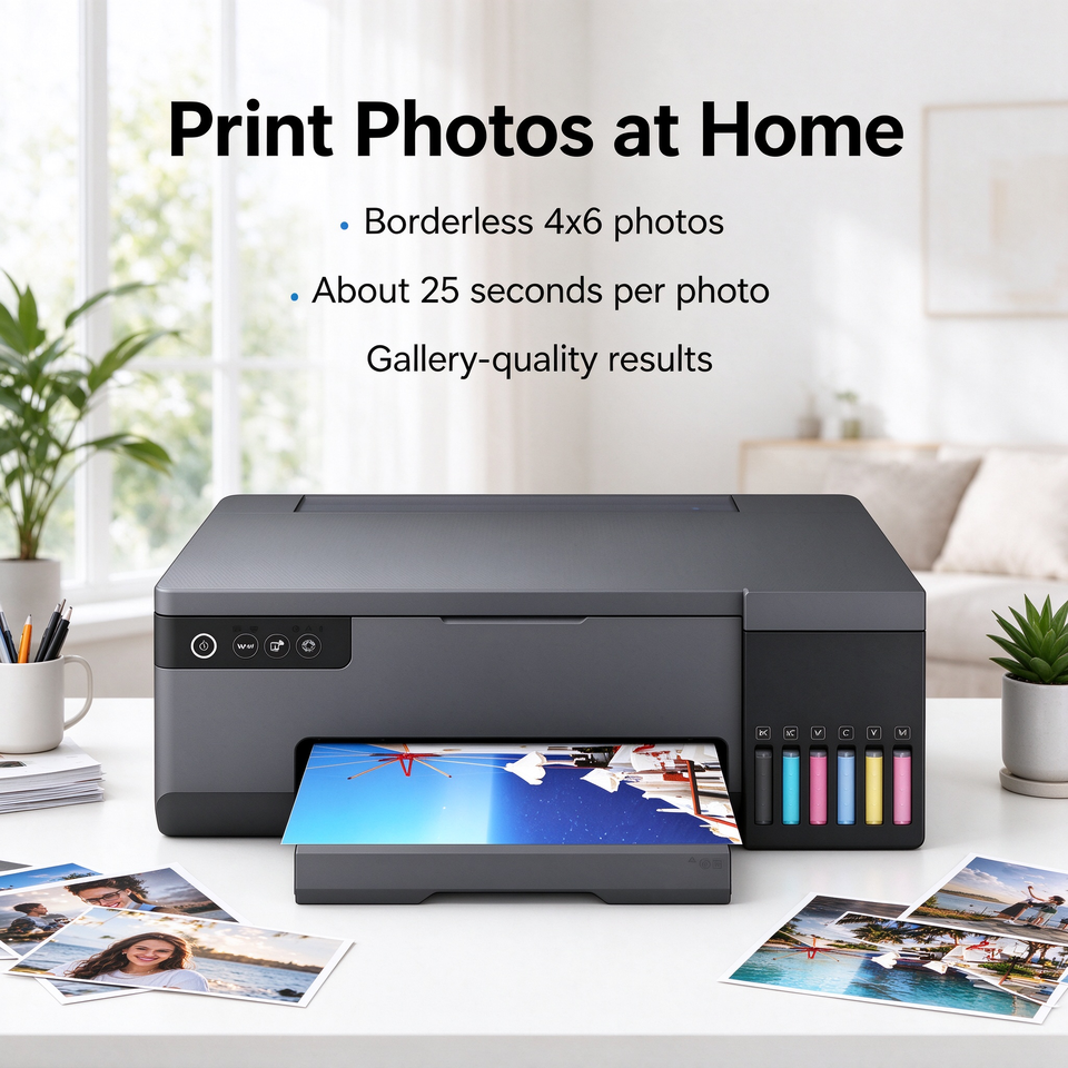 L8058 6-Color Ink Tank Photo Printer 5760 X 1440 Dpi A4 USB Borderless ...