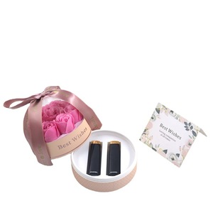 New Type Flowers Jewelry <b>Box</b> Necklace Gift <b>Box</b> <b>Earrings</b> Packaging <b>Box</b> With Lid for Jewelry - Product Image 5