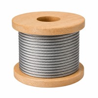 Câble métallique galvanisé brillant 6x27 pour le forage pétrolier, directement de l'usine, durable, haute résistance, en acier, conforme à la norme GB