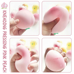 Realistic Peach Squeeze Ball Slow <b>Rebound</b> Fidget Toy Cute Stress Relief Vent Toy for Adults & Kids Wholesale - Product Image 4